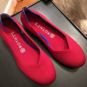Rothys sz 8 Scooter Red flats